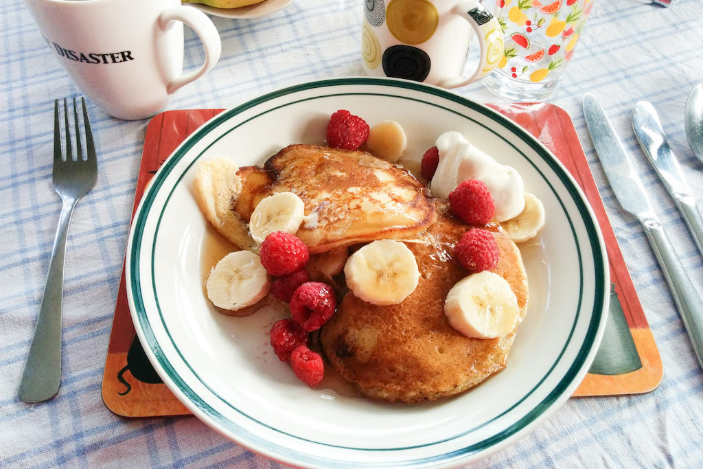 Vegane Banana Pancakes